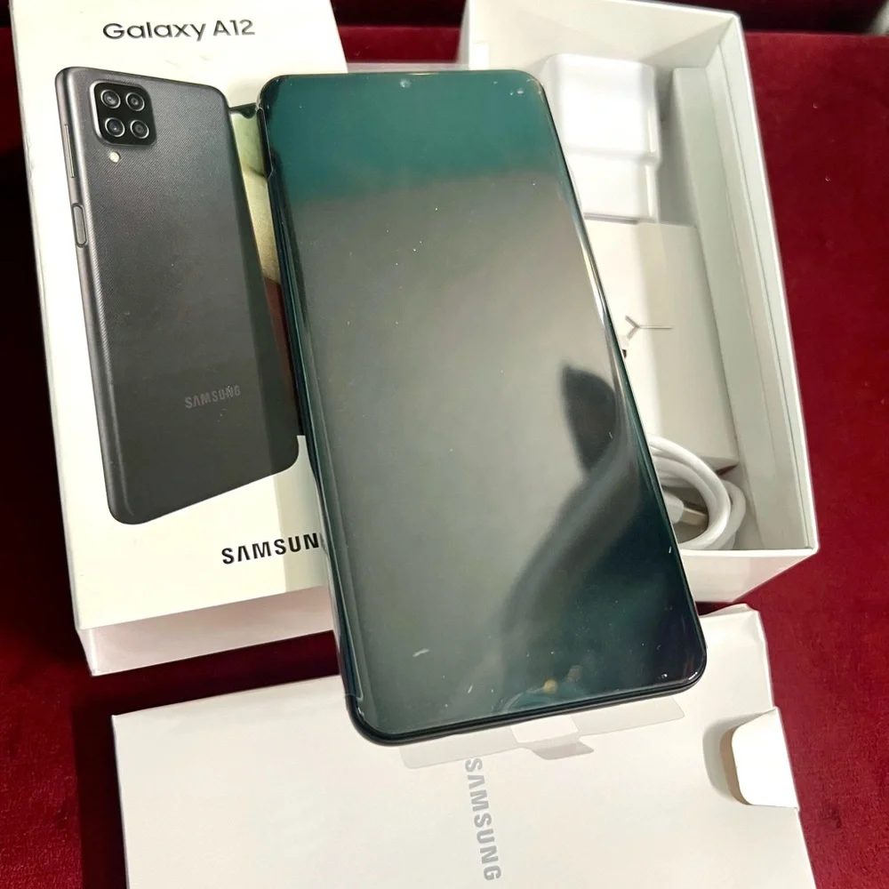 👑✅PRICE FIRM✅ Samsung Galaxy A12 Black Smartphone. 32gb Brand New! Unlocked!